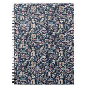 Cuaderno Paris Dark Icons Chic Design