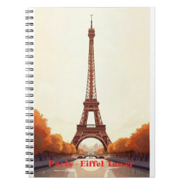 Cuaderno Paris Eiffel Tower Cornhole– France Travel Design.