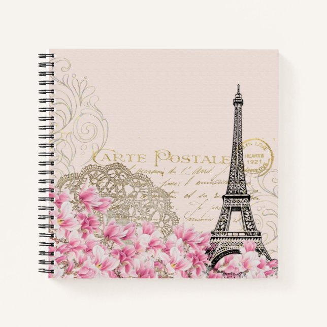 Cuaderno París Eiffelturm Francia, Francia de la época de l (Anverso)