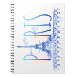 Cuaderno Paris, France Notebook