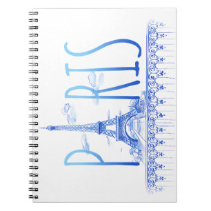 Cuaderno Paris, France Notebook