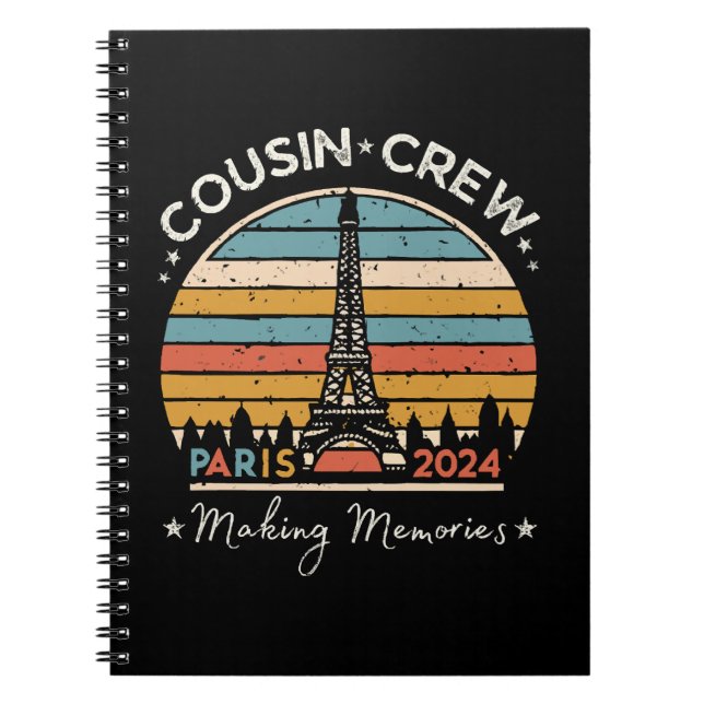 Cuaderno París Francia Creando Recuerdos 2024 (Frente)