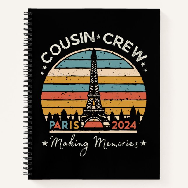 Cuaderno París Francia Creando Recuerdos 2024 (Anverso)