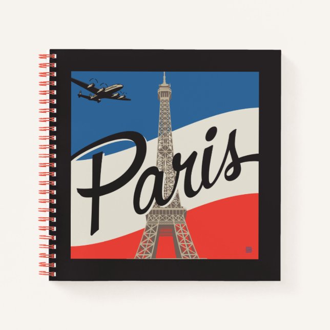 Cuaderno París Francia | Torre Eiffel (Anverso)