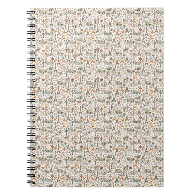Cuaderno Paris Icons Chic Design (Frente)