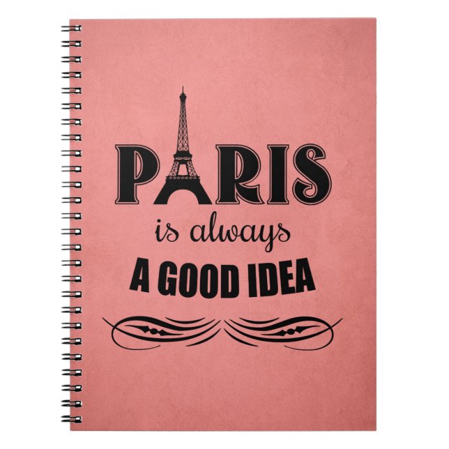 Cuaderno Paris is always a good idea (Frente)