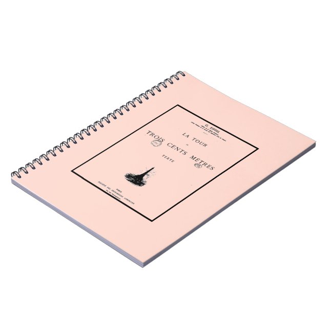 Cuaderno Paris La Tour Eiffel Eiffelturm Torre Eiffel (Lado Izquierdo)