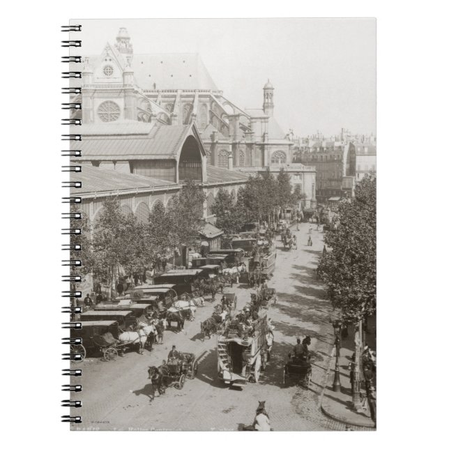 Cuaderno París: Les Halles, C1900 (Frente)