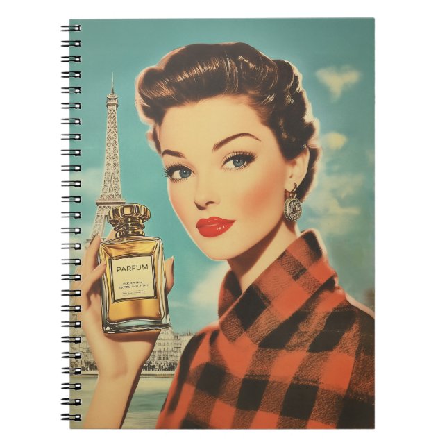 Cuaderno Paris Perfume Ad Elegance (Frente)