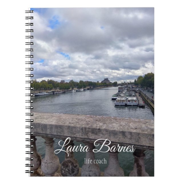 Cuaderno París. Río Sena. Francia. (Frente)