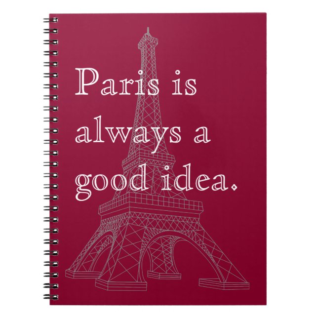 Cuaderno París siempre es una buena idea (Frente)