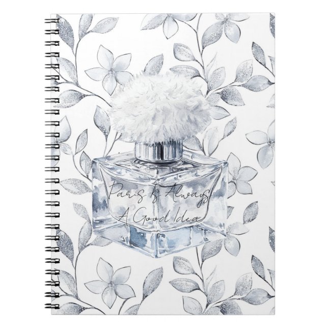 Cuaderno París siempre es una buena idea perfume deja (Frente)