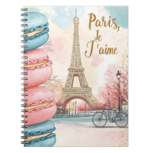 Cuaderno París, Te Amo - Torre Eiffel con Macarons