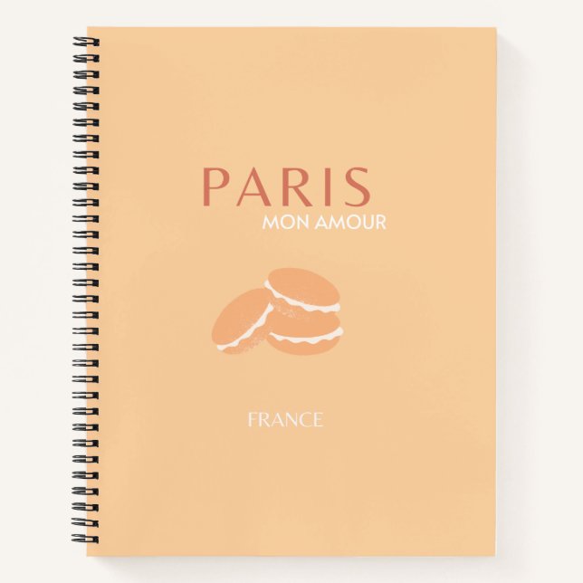 Cuaderno París Viajes Arte Pastel Arte (Anverso)