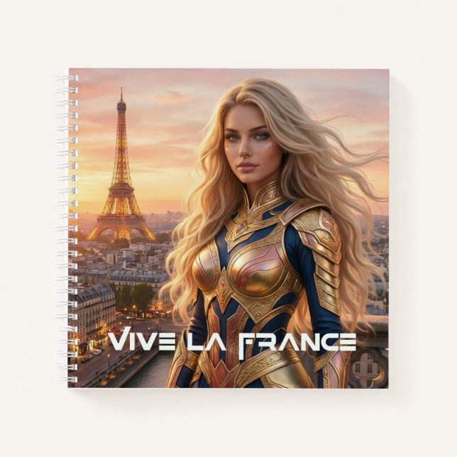 CUADERNO PARIS - VIVE LA FRANCE (Anverso)