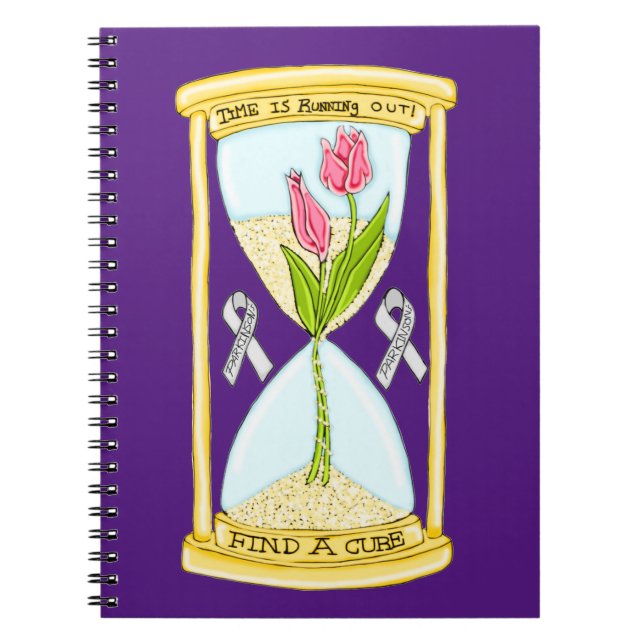 Cuaderno Parkinson encuentra un bloc de notas para la cura (Frente)