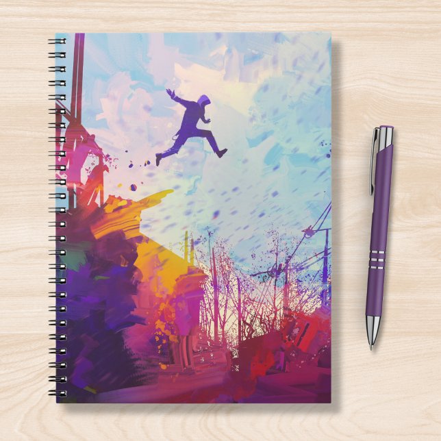 Cuaderno Parkour Urban Free Running Freestyling Modern Art (Subido por el creador)
