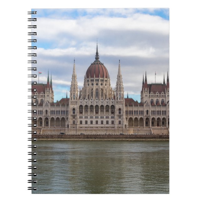 Cuaderno Parlamento húngaro Budapest por día (Frente)