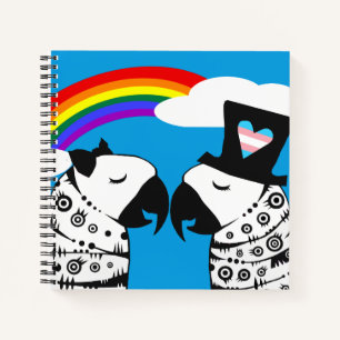 Cuaderno Paro transgénero chico con novia