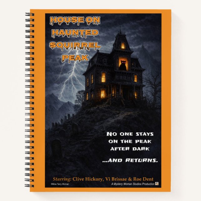 Cuaderno Parodia de Haunted Squirrel Peak (Anverso)