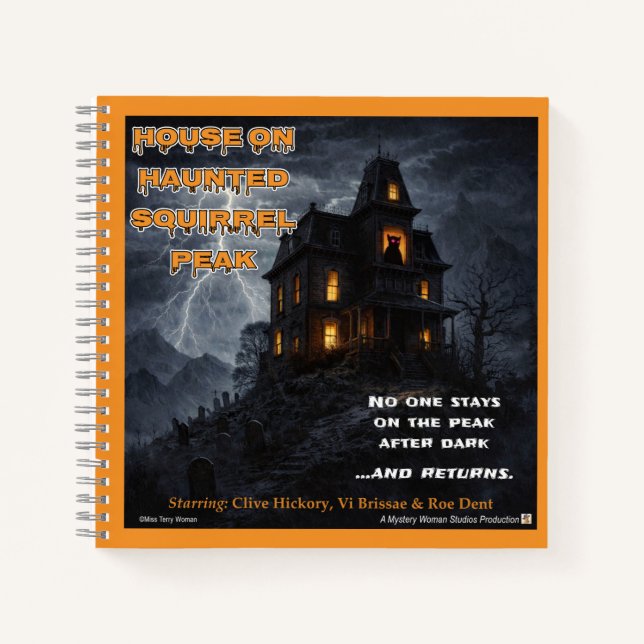 Cuaderno Parodia de Haunted Squirrel Peak (Anverso)