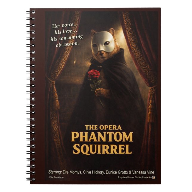 Cuaderno Parodia de la Ópera del Fantasma de la Ardilla (Frente)