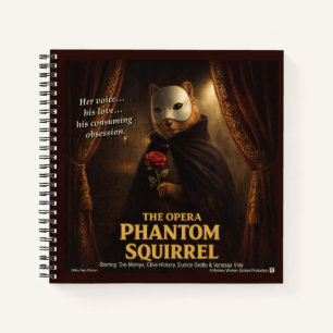 Cuaderno Parodia de la Ópera del Fantasma de la Ardilla