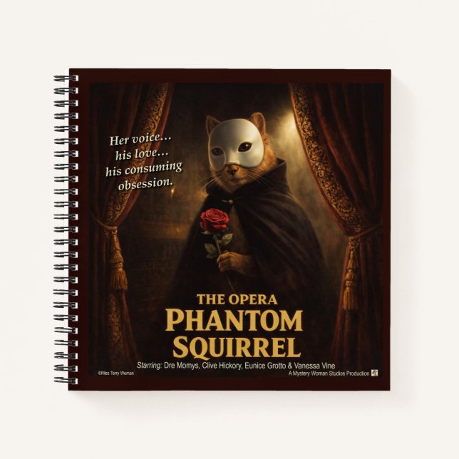 Cuaderno Parodia de la Ópera del Fantasma de la Ardilla (Anverso)