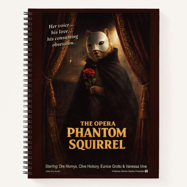 Cuaderno Parodia de la Ópera del Fantasma de la Ardilla (Anverso)