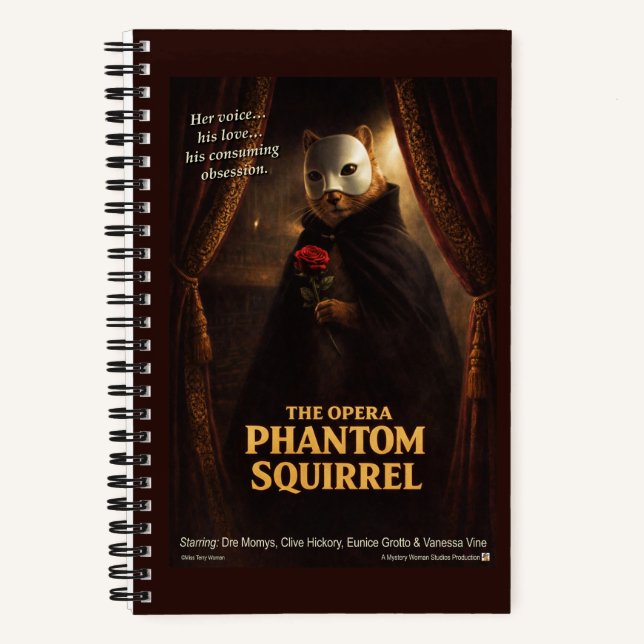 Cuaderno Parodia de la Ópera del Fantasma de la Ardilla (Anverso)
