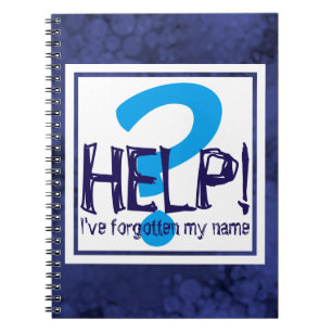 Cuaderno Parodia de Monograma Azul
