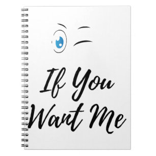 Cuaderno Parpadea si quieres divertidos hombres