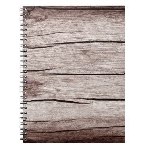 Cuaderno Parqué antiguo con grietas, textura de madera anti