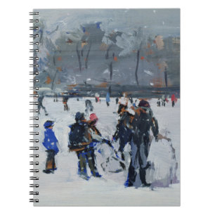 Cuaderno Parque de Holanda en la nieve 2009