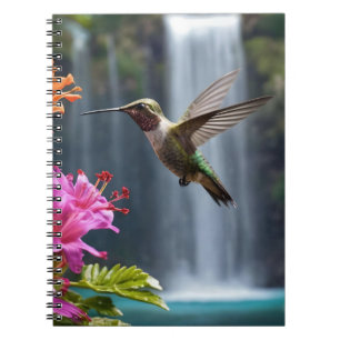 Cuaderno Parque de la cascada de Hummingbird