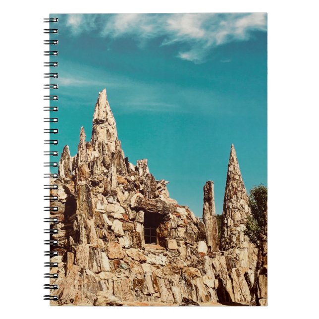 Cuaderno parque de madera petrificada (Frente)