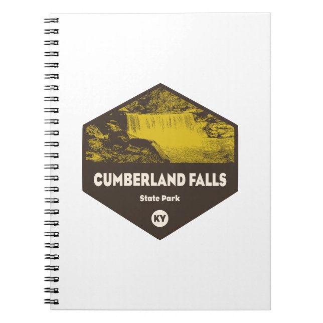Cuaderno Parque estatal Cumberland Falls Kentucky (Frente)