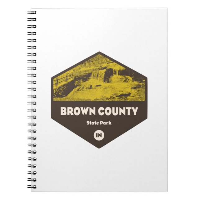 Cuaderno Parque estatal del Condado de Brown Indiana (Frente)