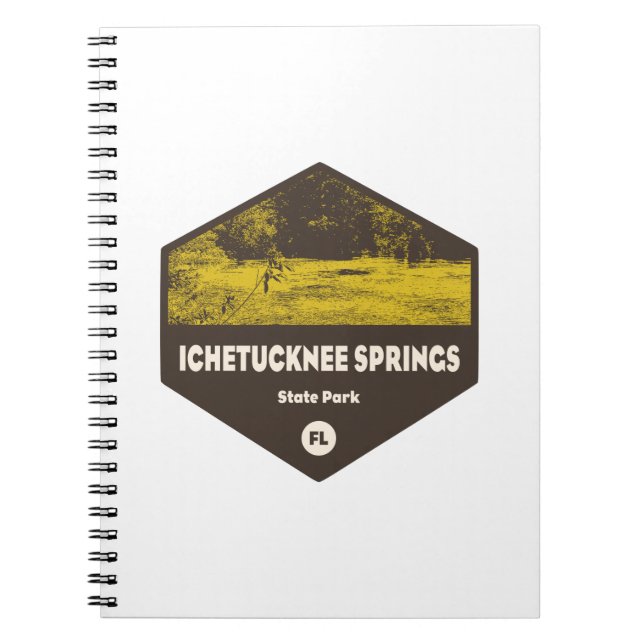 Cuaderno Parque Estatal Ichetucknee Springs Florida (Frente)