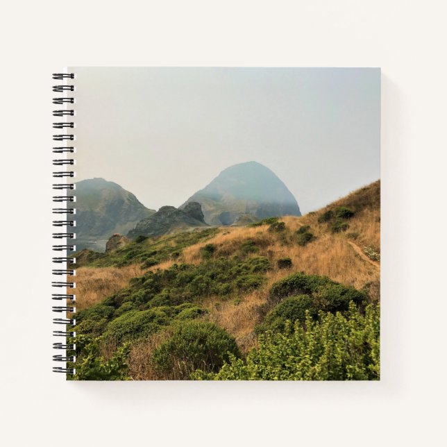 Cuaderno Parque Estatal Sisters Rock, Costa de Oregón (Anverso)