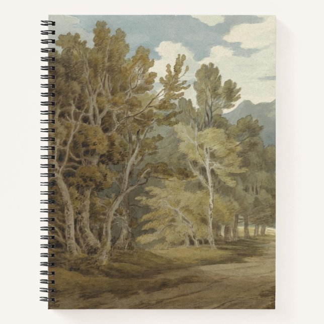 Cuaderno Parque Gowbarrow, Ullswater (por John White Abbott (Anverso)