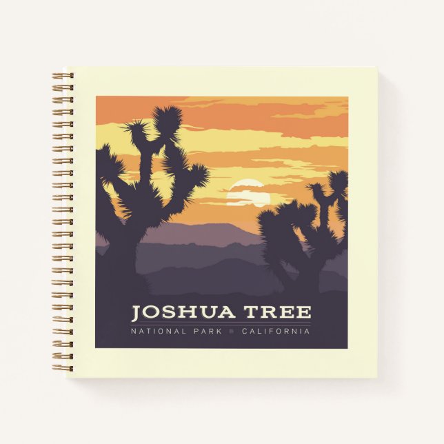 Cuaderno Parque nacional Árbol de Joshua | California (Anverso)