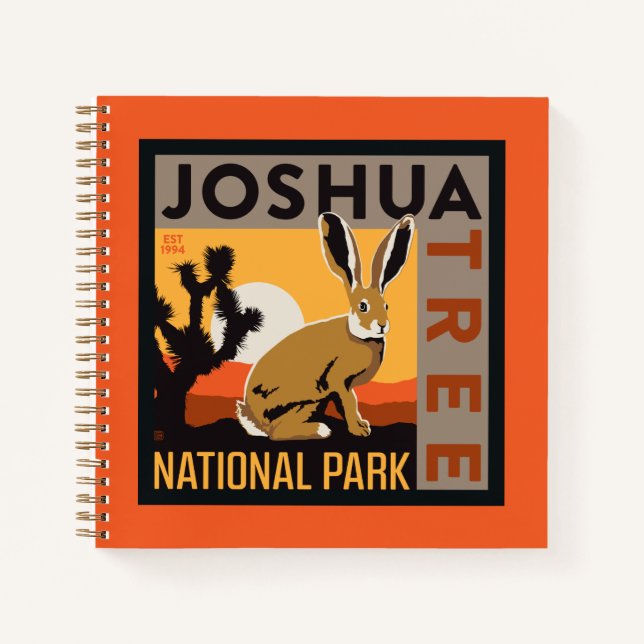 Cuaderno Parque nacional Árbol de Joshua | Jackrabbit (Anverso)