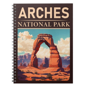 Cuaderno Parque nacional Arches Moab Utah Delicate Arch