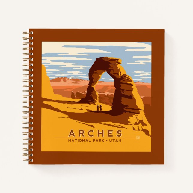 Cuaderno Parque nacional Arches | Utah (Anverso)