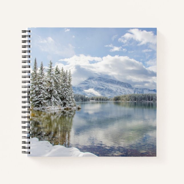Cuaderno Parque nacional Banff en invierno (Anverso)