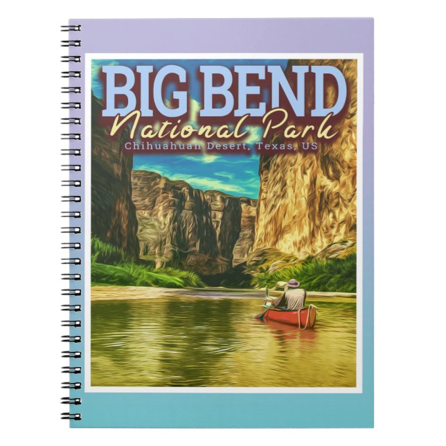 CUADERNO PARQUE NACIONAL BIG BEND - TEXAS EE.UU. (Frente)