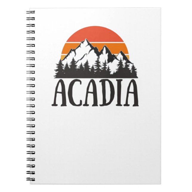 CUADERNO PARQUE NACIONAL DE ACADIA (Frente)