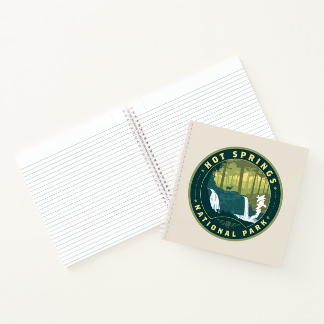 Cuaderno Parque nacional de Hot Springs (Interior)