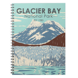Cuaderno Parque nacional de la Bahía del Glaciar Alaska Vin